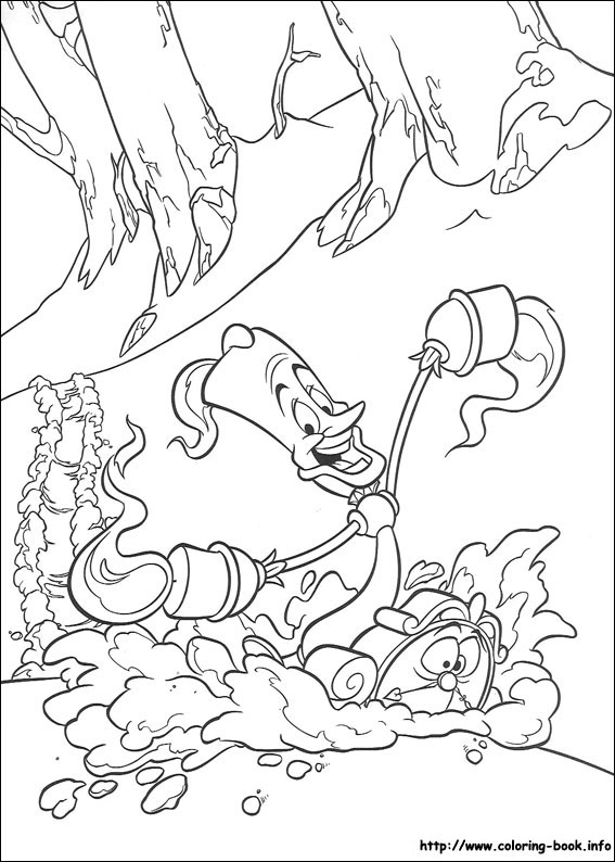 Beauty and the Beast coloring picture